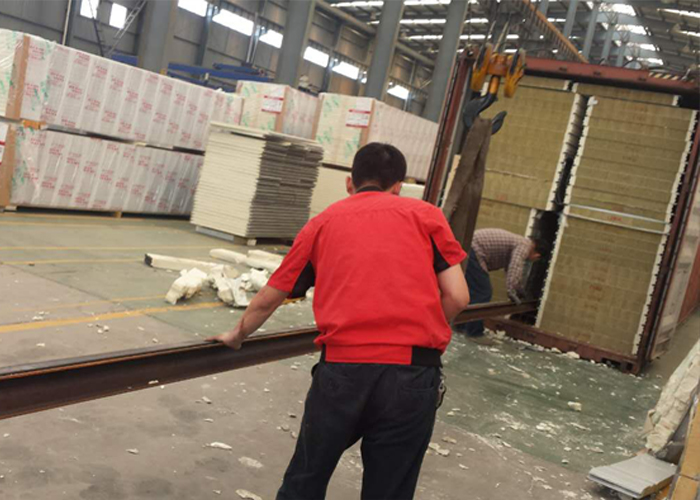 Rock wool insulation sandwich panel,rock wool,rosewool insulation,Rock wool insulation